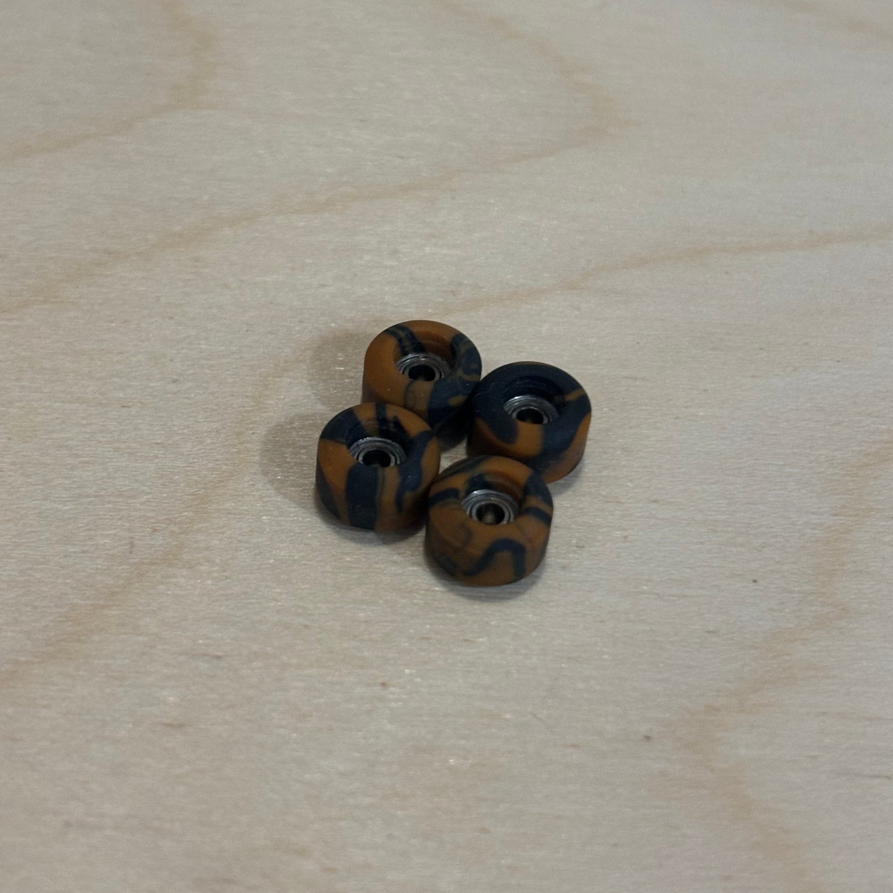 TOXIC THRIFT - DGFB Recycled OJ Wheels (Black/Orange Swirl)